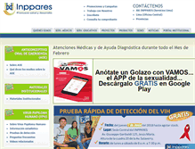 Tablet Screenshot of inppares.org